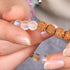 Holistic Glow | Mermaid Glass x Rudraksha |  Mala Bracelet